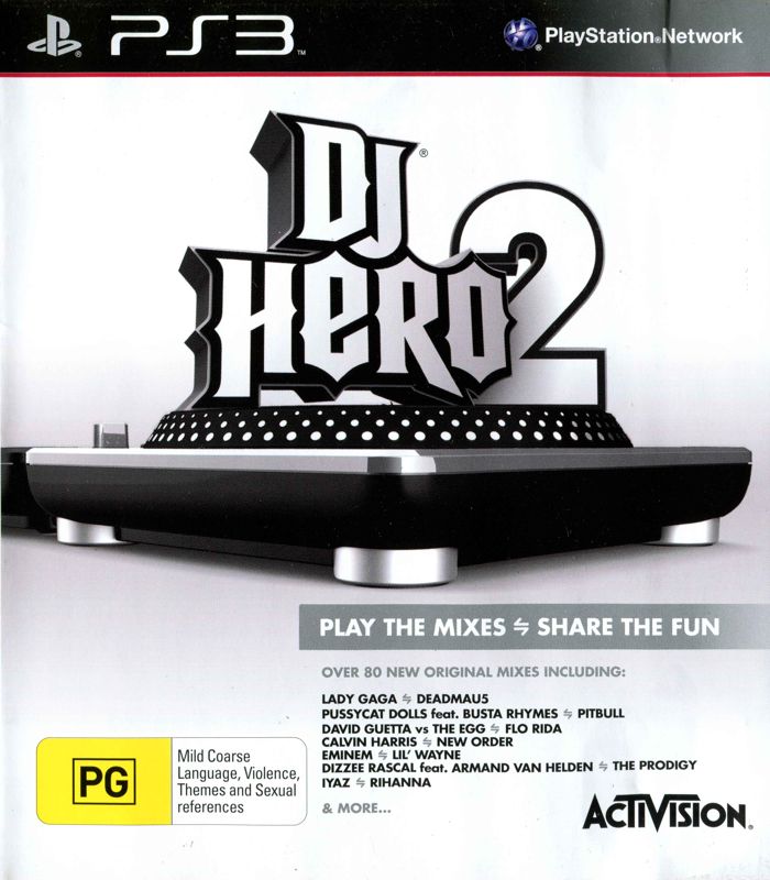 DJ Hero 2 box art for Xbox 360